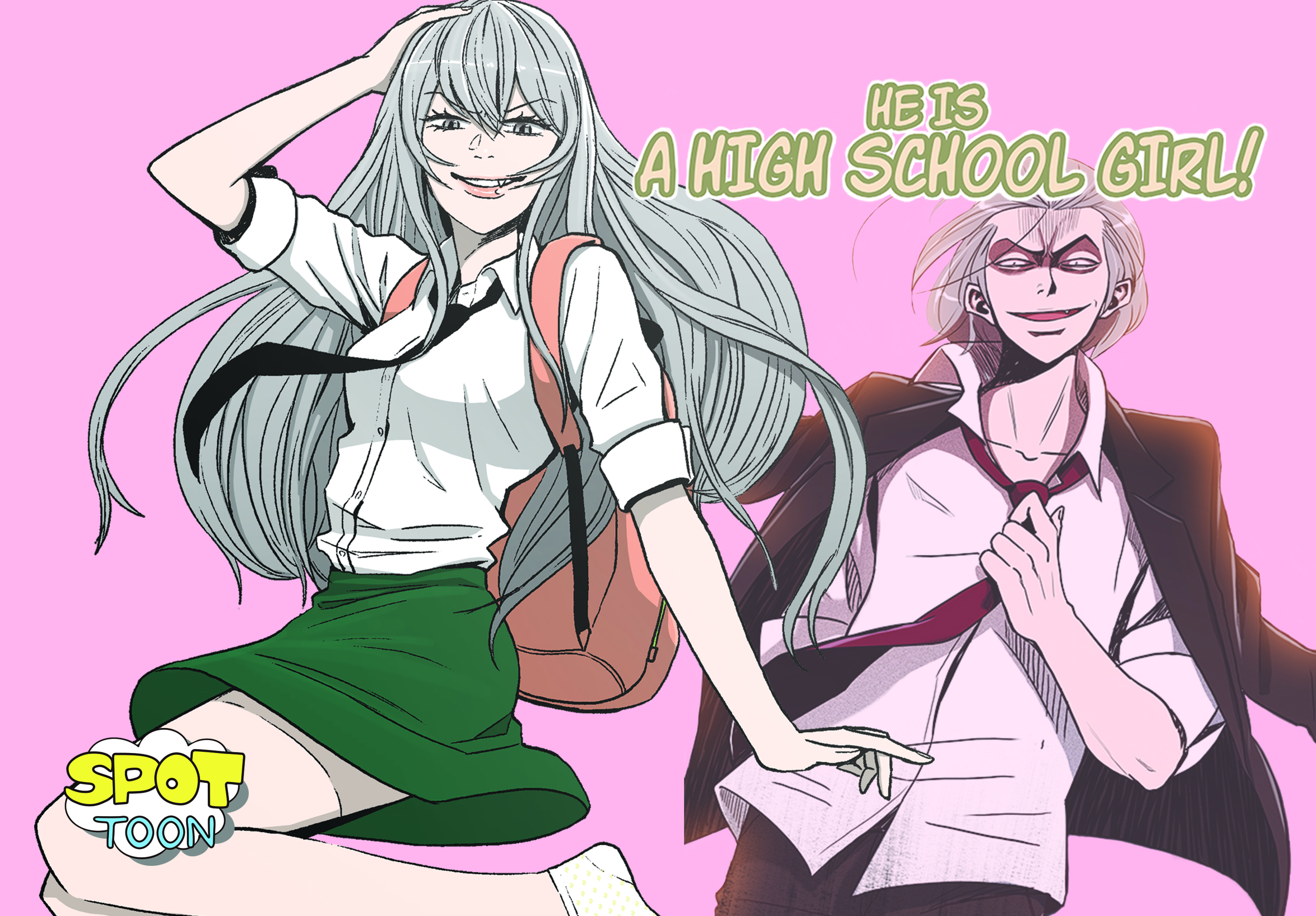 Spottoon's 'He Is A High School Girl' Now Available to Read on Soompi!