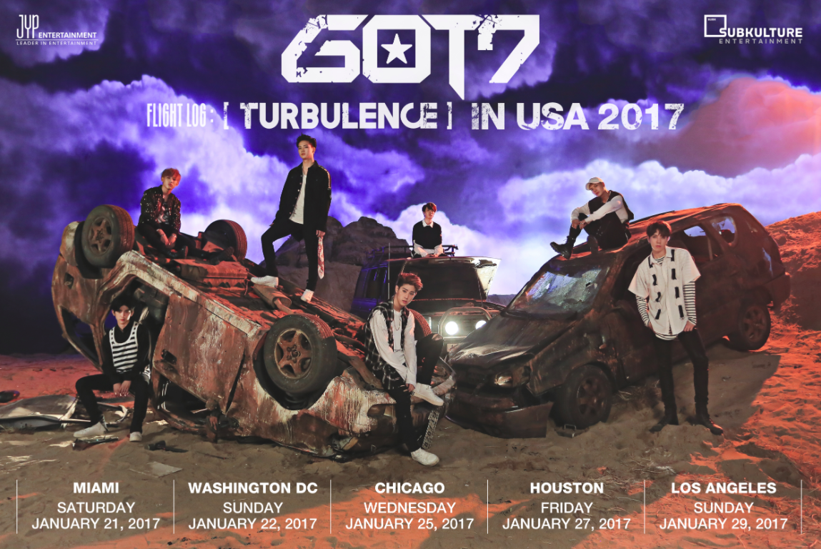 GOT7 Takes Flight With 'GOT7 FLIGHT LOG: TURBULENCE IN USA 2017' Fanmeet Tour!