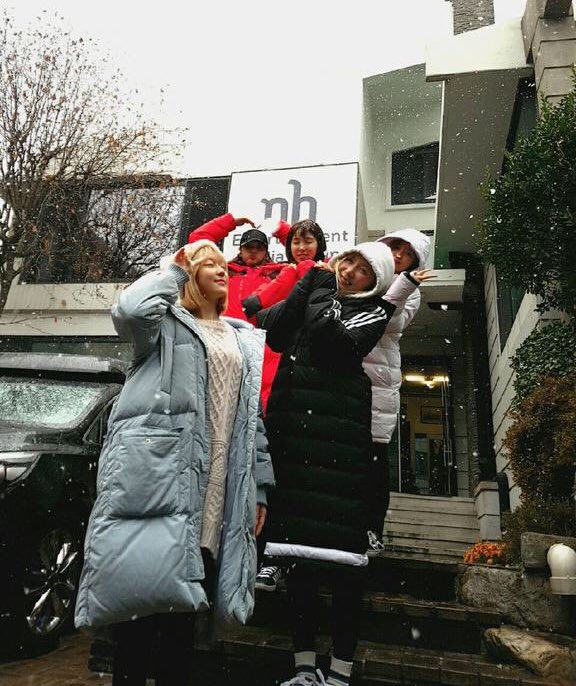 LABOUM Welcomes First Day Of Snow With Message About Possible Comeback