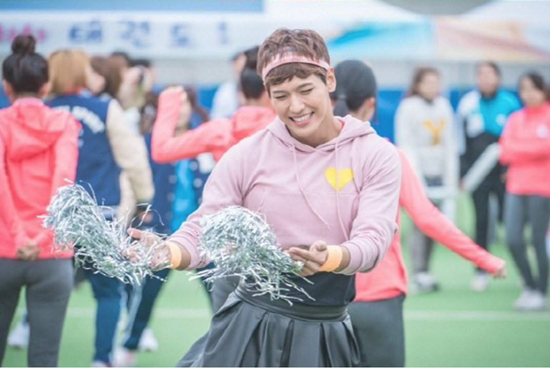 Ji Il Joo Dresses Up As A Cheerleader In Latest 'Weightlifting Fairy Kim Bok Joo' Stills