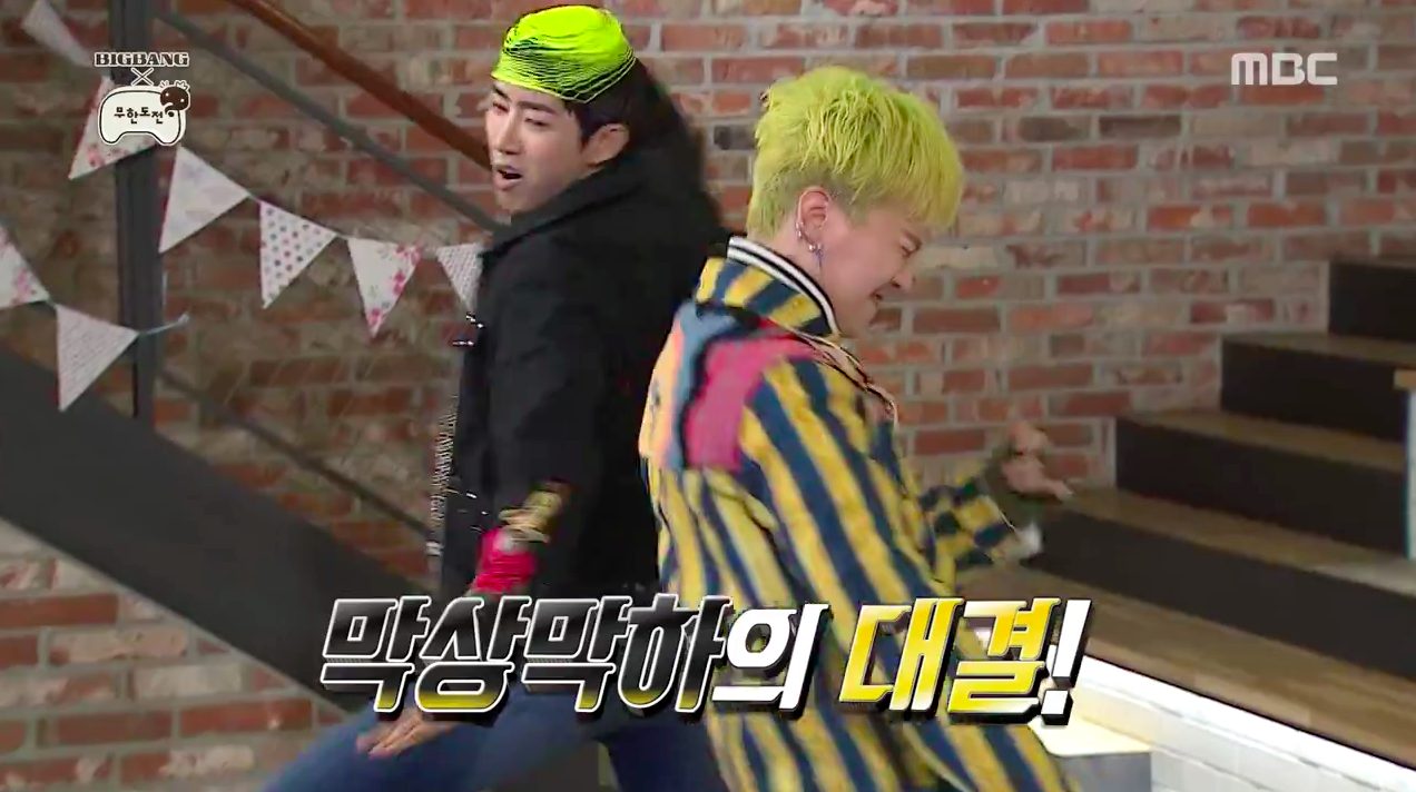 Watch: BIGBANG And Kwanghee Battle It Out In Hilarious Dance-Off On 'Infinite Challenge'