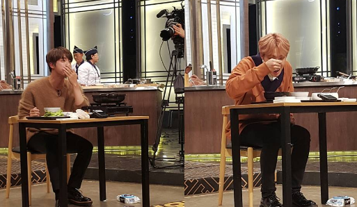 BTS's Jin And J-Hope Show Off Their Mukbang Skills In Sneak Peek Of 