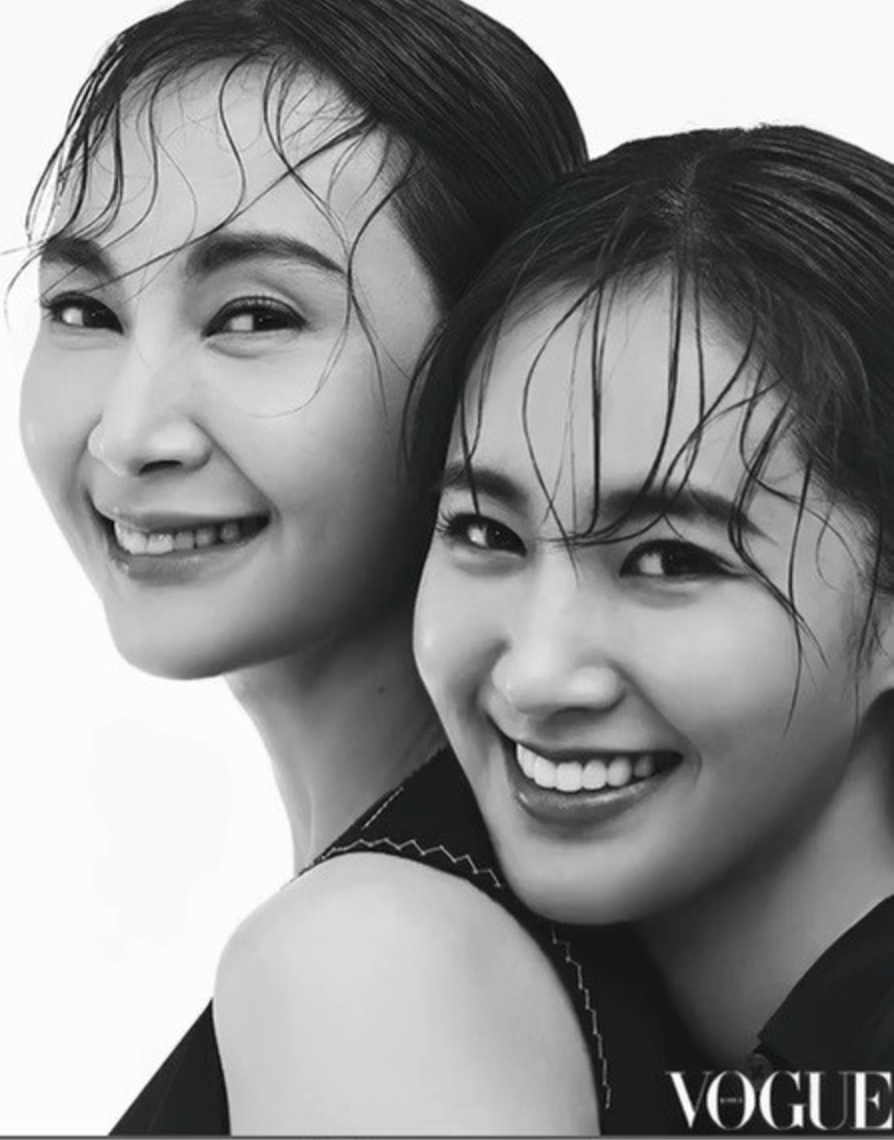 Actress Chae Si Ra And Girls’ Generation’s Yuri Look Like Mother And Daughter In Vogue Korea