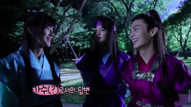 Watch: BTS's V Gets Teased Adoringly By His Co-Stars On Set Of 'Hwarang'