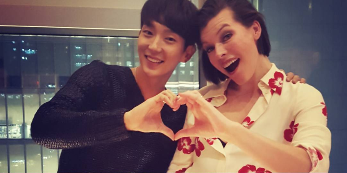 Lee Joon Gi Makes Milla Jovovich's Trip To Korea Memorable Ahead Of 'Resident Evil' Premiere
