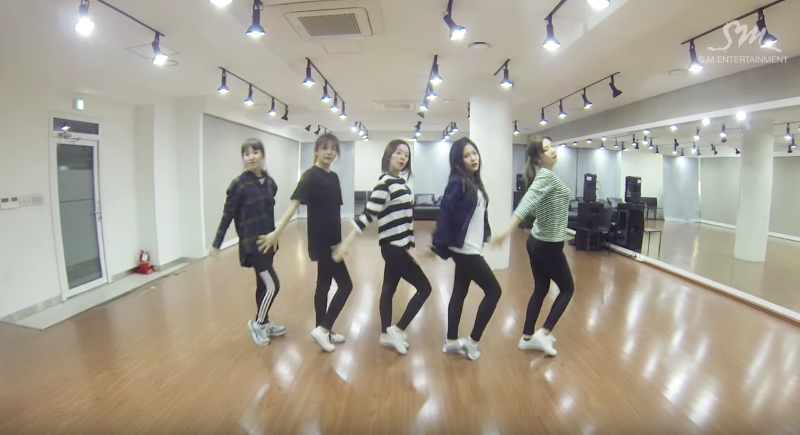 Watch: Red Velvet Reveals Their Very First Dance Practice Video Ever