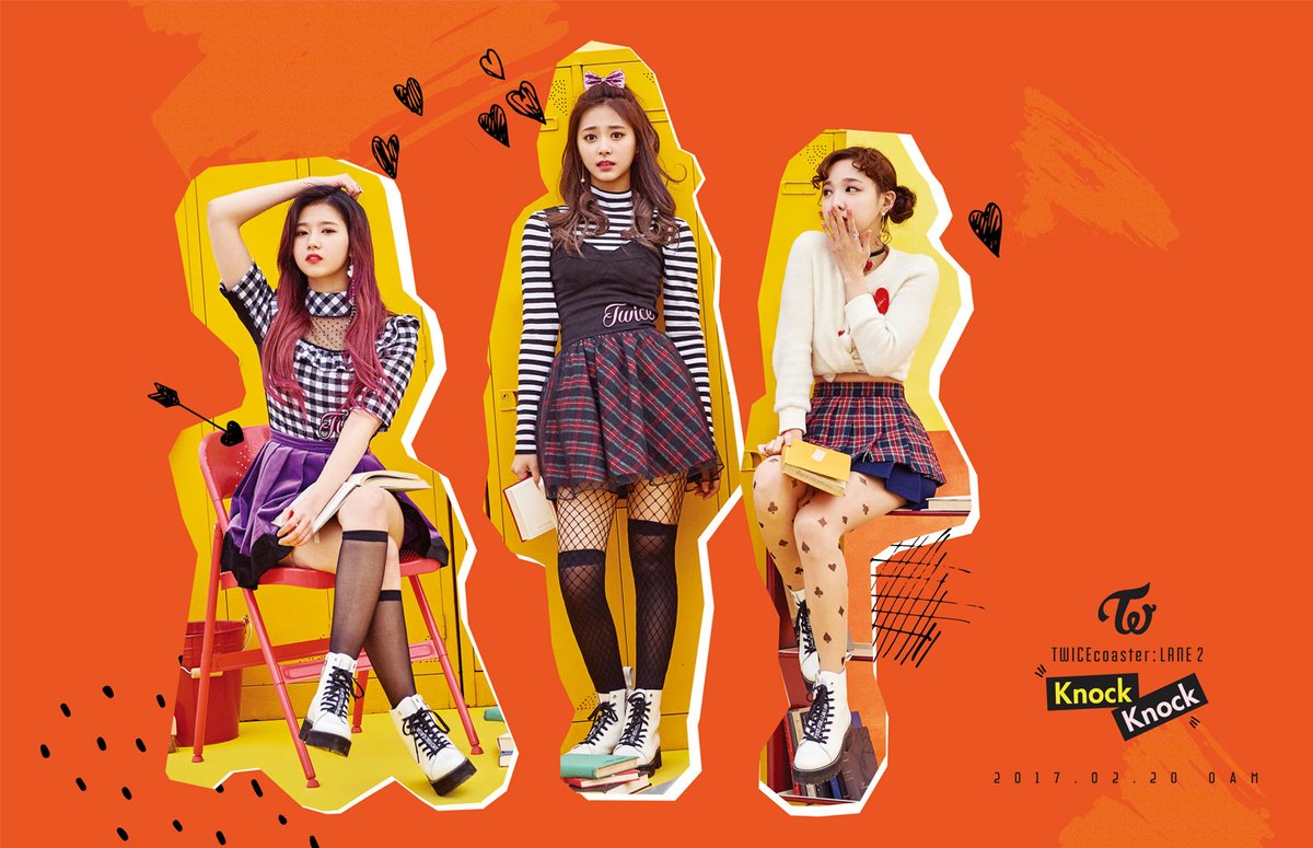 Update: TWICE Releases New Teaser Image For 'Knock Knock' Featuring Sana, Tzuyu, And Nayeon
