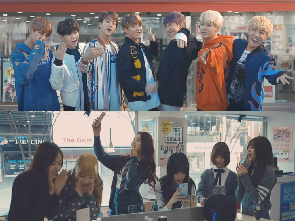 Watch: BTS And GFRIEND Get Students Running For SK Telecom