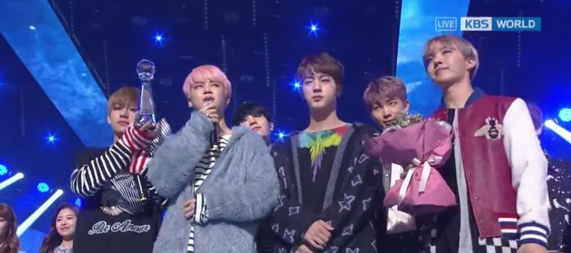 Watch: BTS Gets 3rd Win For 'Spring Day' On 'Music Bank,' Performances By TWICE, Red Velvet, And More
