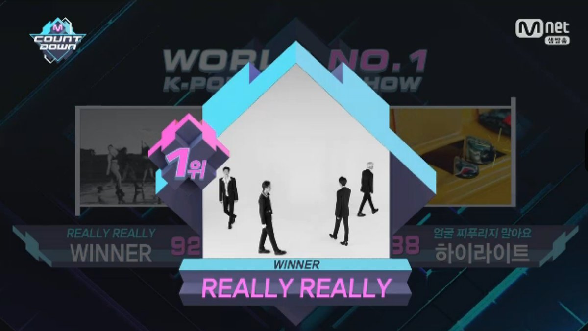 Watch: WINNER Takes 1st Win With 'Really Really' On 'M!Countdown,' Performances By Girl's Day, Jung Eun Ji, Unit Black, And More