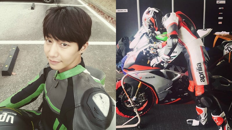 Song Jae Rim Enters Official Bike Racing Competition