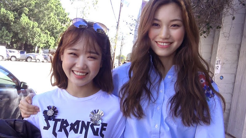 Watch: Yoojung And Doyeon Are All Smiles Under The LA Sunshine