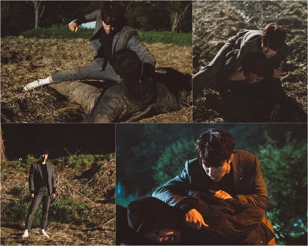 'Tunnel' Reveals Behind-The-Scenes Stills From Yoon Hyun Min's Epic Fight Scene
