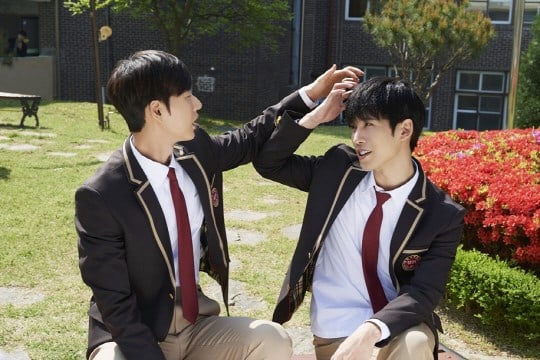 Park Hae Jin And Park Ki Woong Show Off Their Bromantic Chemistry In 'Cheese In The Trap' Movie Stills