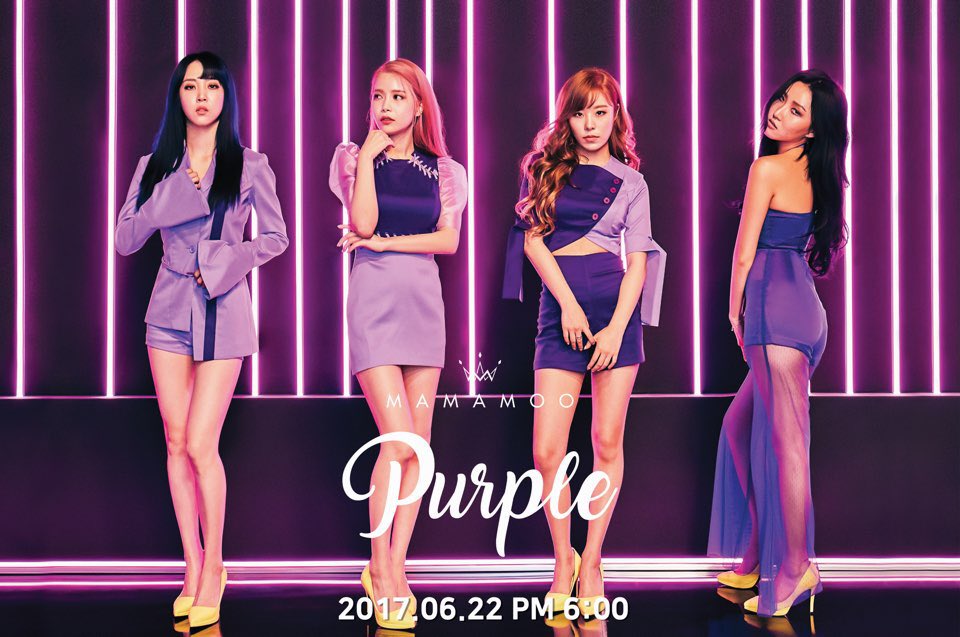 Update: MAMAMOO Shares Track List For Mini Album 'Purple'
