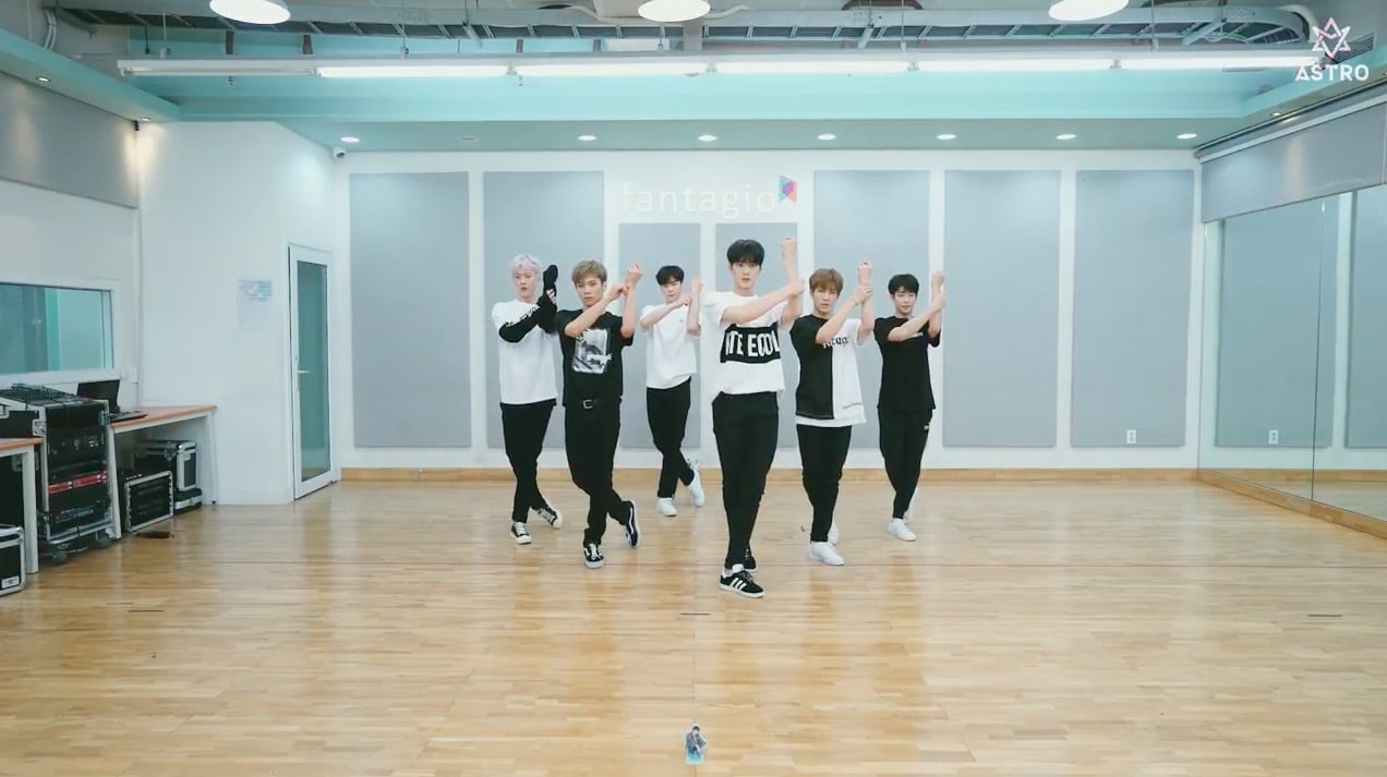 Watch: ASTRO Shows Off Their Moves In 'Baby' Dance Practice Video