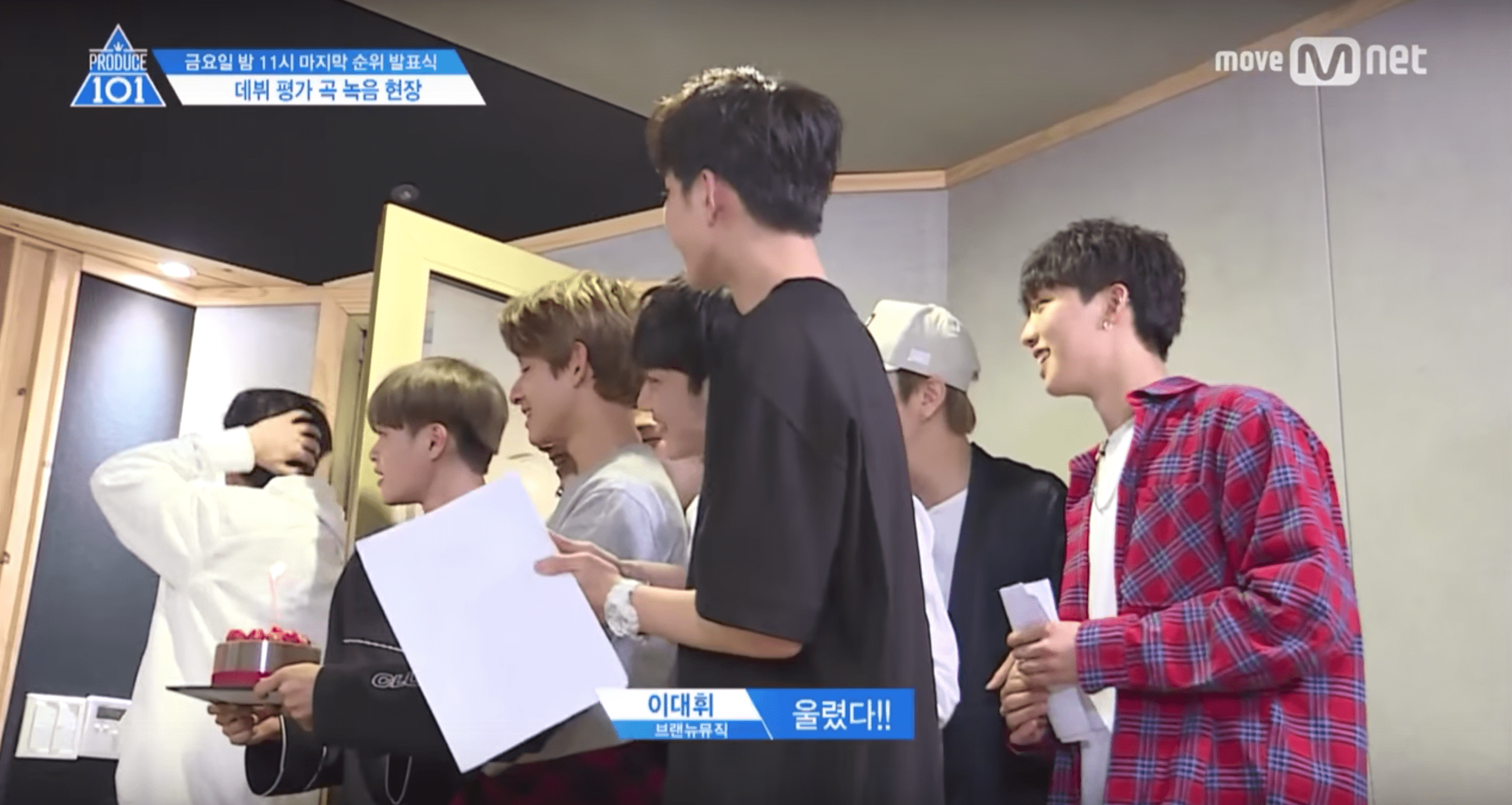 Watch: 'Produce 101 Season 2' Trainees Prepare Something For Kim Jong Hyun's Birthday During Recording Session