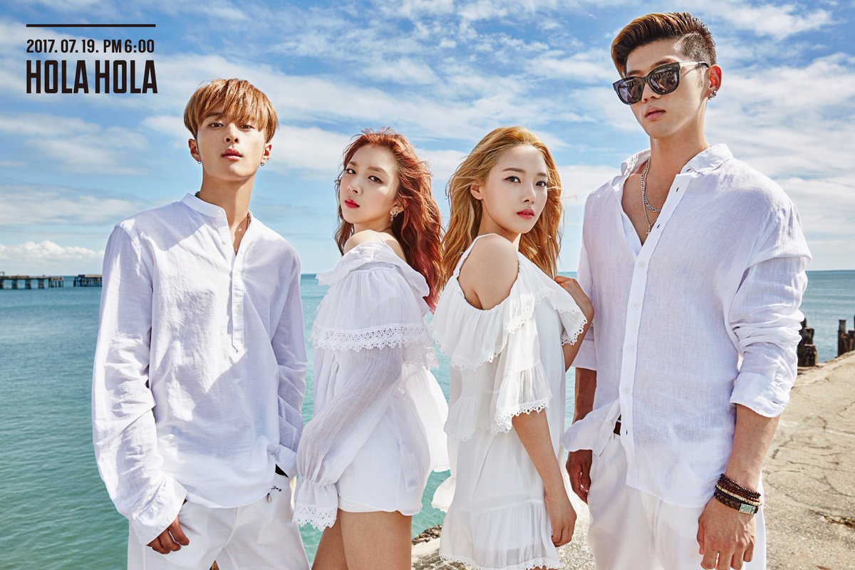 Update: K.A.R.D Members Are Seaside Beauties In New Teaser Photos For Debut Mini Album 'Hola Hola'