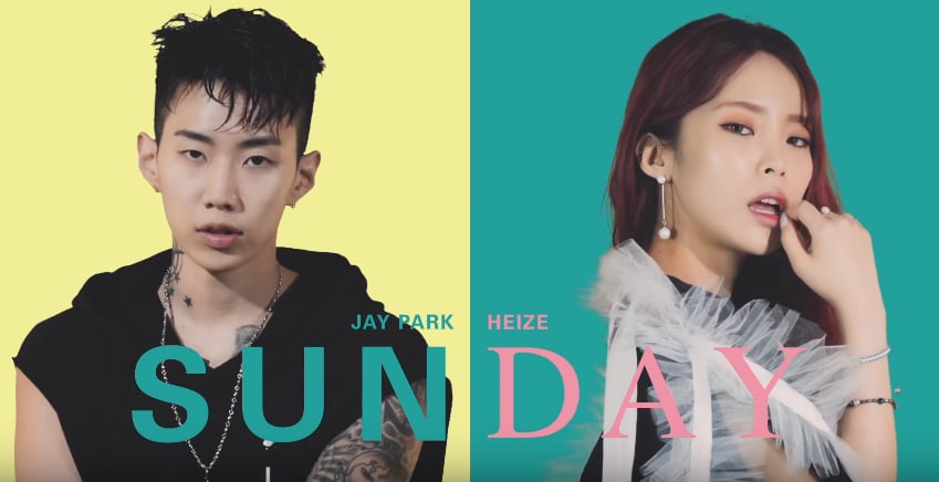 Watch: Jay Park And Heize Can't Wait For 'Sunday' In GroovyRoom's New MV