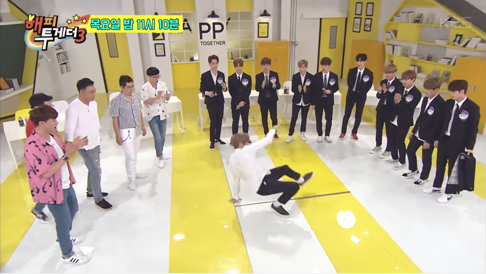 Watch: Wanna One Has A Dance-Off And Picks More Character Descriptions In 'Happy Together 3' Teasers