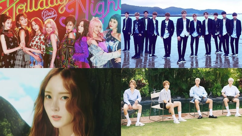 Girls' Generation, Wanna One, Jessica, And WINNER's New Releases Rank High On Billboard's World Charts