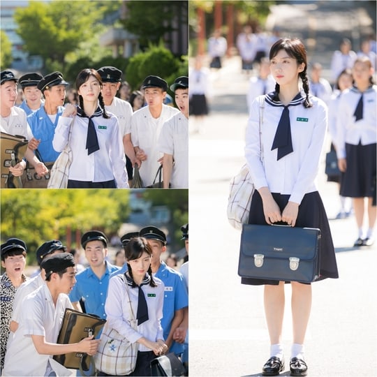 Cosmic Girls's Bona And Chae Seo Jin Immerse Themselves In 1970s School Life For 'Girls' Generation 1979'