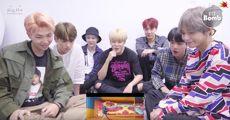Watch: BTS Can't Help But Stan One Another In Reaction To 'DNA' MV