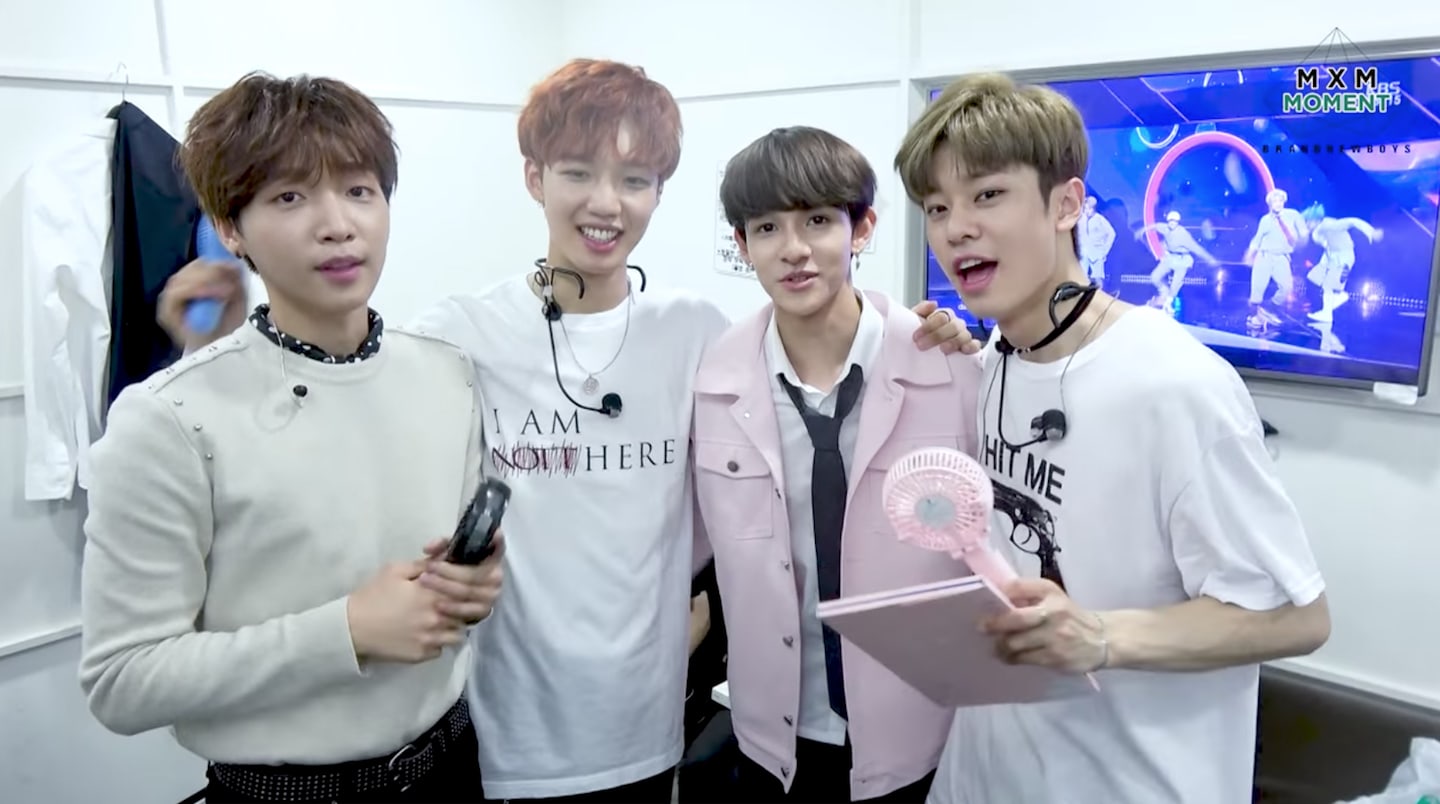 Watch: Jeong Sewoon, MXM, And Samuel Reunite Backstage At Music Shows