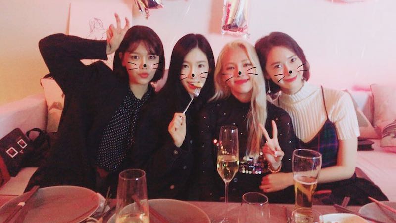 Girls' Generation Members Show Off Their Decade Of Friendship For Hyoyeon's Birthday