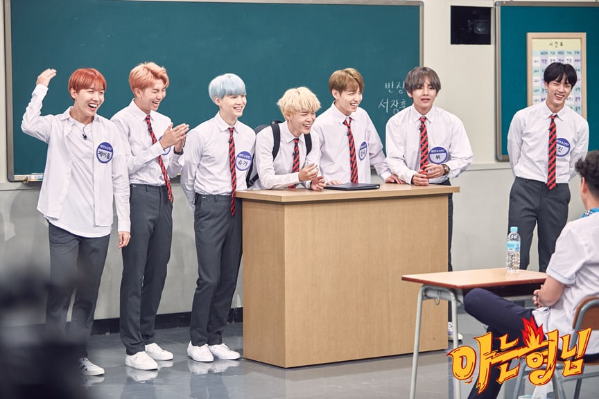 BTS Challenges The Cast Of JTBC's 'Ask Us Anything' To Guess Their Nicknames