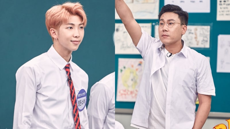 Watch: BTS's Rap Monster Has A Rap Battle With Lee Sang Min