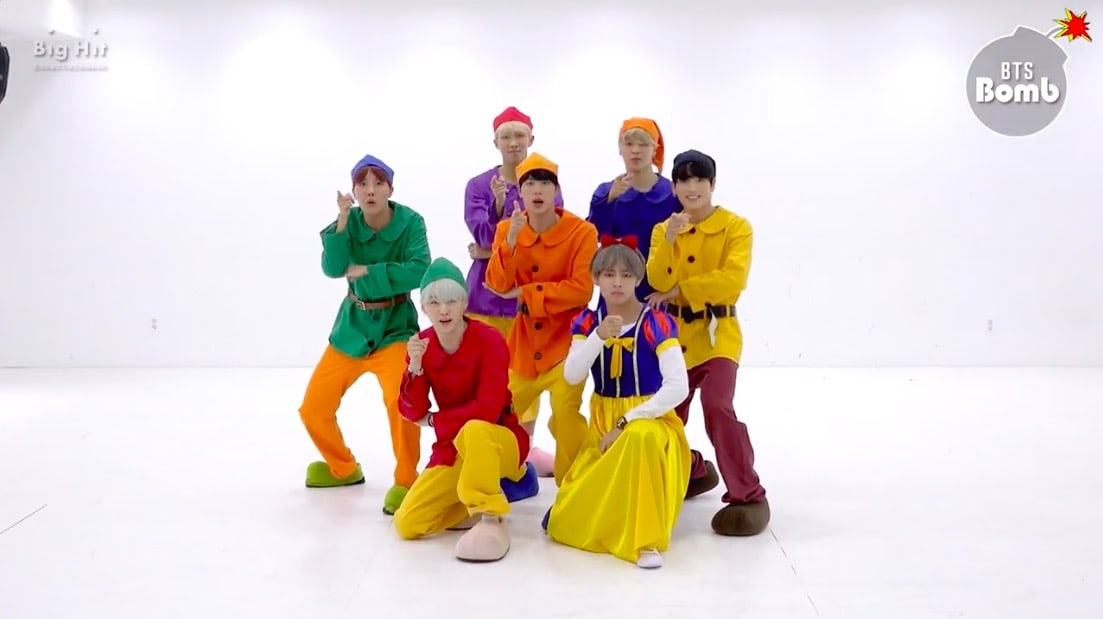Watch: BTS Transforms Into Snow White And Six Dwarfs For Halloween “Go Go” Video