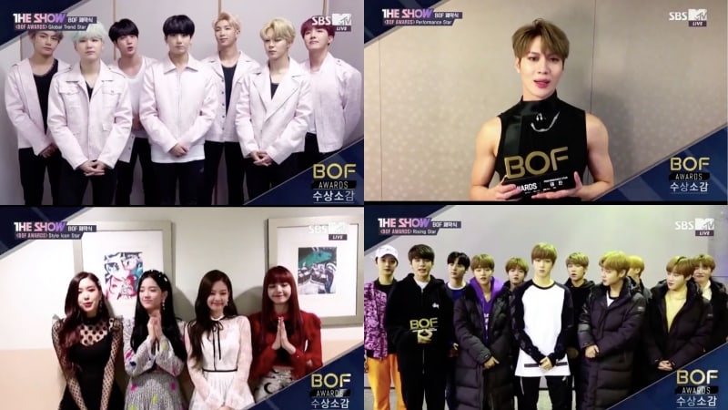 Watch: BTS, Taemin, BLACKPINK, And Wanna One Receive Awards At Busan One Asia Festival