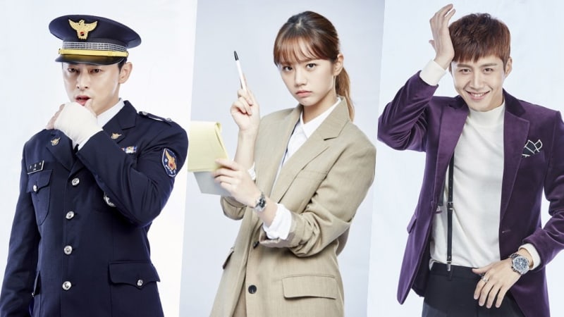 'Two Cops' Unveils Posters Previewing Relationships Between Jo Jung Suk, Girl's Day Hyeri, And Kim Sun Ho's Characters