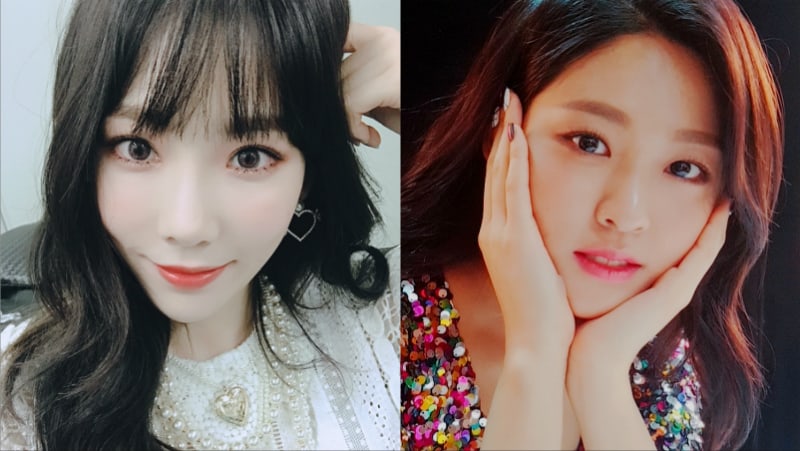 Girls' Generation's Taeyeon Has Adorable Conversation With AOA's Seolhyun