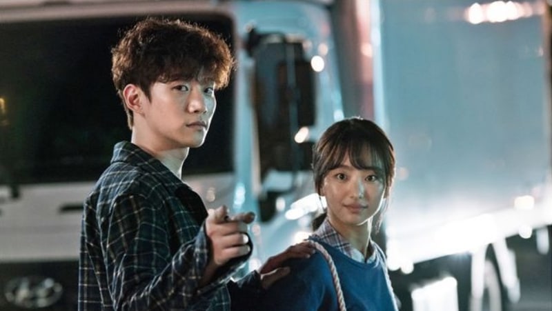 2PM's Junho And Won Jin Ah Look Cute Together Behind The Scenes Of 'Just Between Lovers'