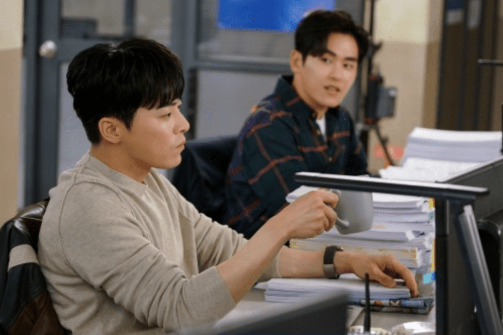 Hoya Looks Up To His Boss Jo Jung Suk In 'Two Cops' Stills