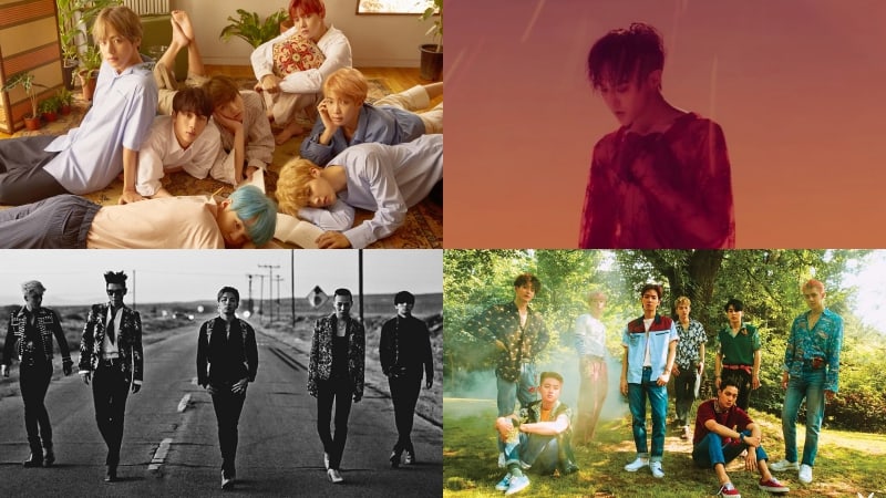 Bts G Dragon Bigbang And Exo Set New Record For K Pop On Billboard S World Albums 2017 Year End Chart Soompi