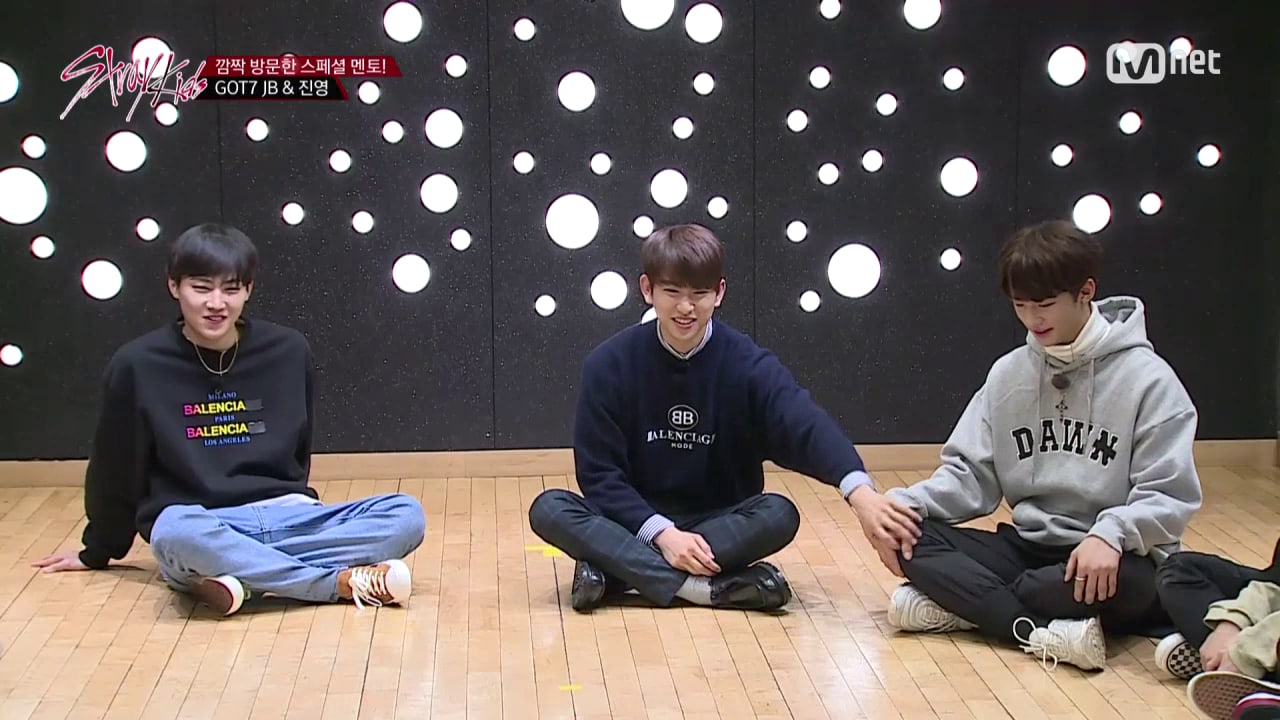 Watch: GOT7's JB And Jinyoung Visit Stray Kids To Show Support