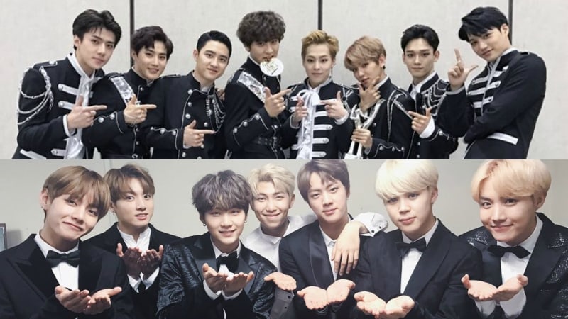 10 Beautiful Moments From The Blooming Friendship Between EXO And BTS