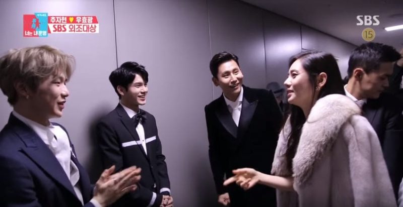 Chu Ja Hyun And Yu Xiao Guang Meet Wanna One's Kang Daniel And Ong Seong Woo