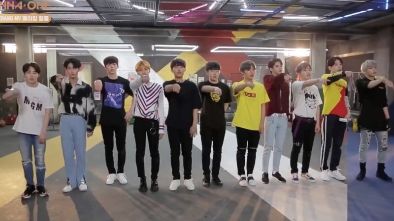 Watch: Wanna One Takes Fans Behind The Scenes Of Upcoming 'Boomerang' MV In New Clip