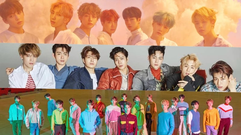 BTS, GOT7, And NCT Take Spots In Top 5 Of Billboard's World Albums Chart