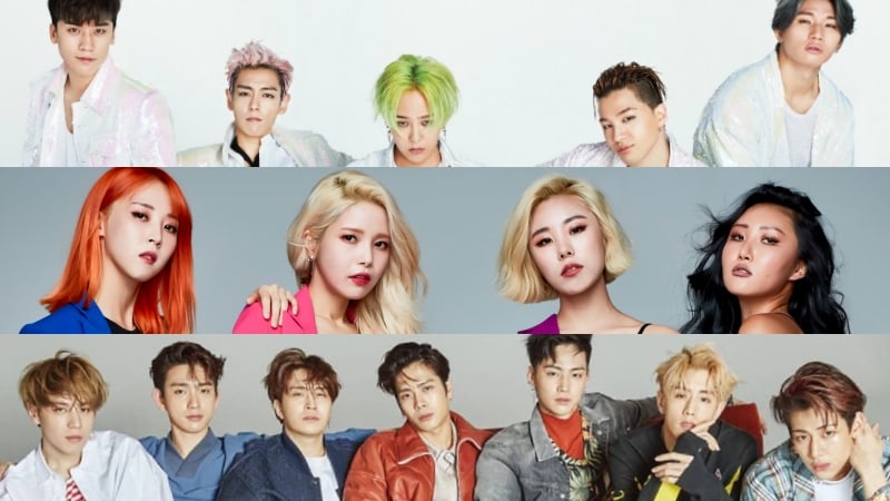BIGBANG, MAMAMOO, And GOT7 Top Weekly Gaon Charts