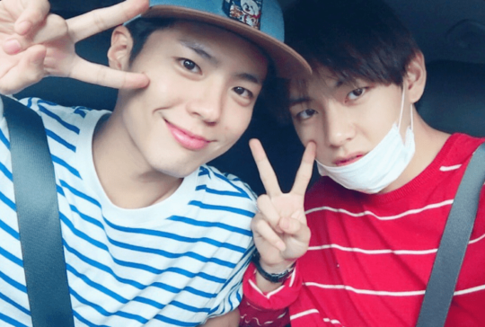 Park Bo Gum dan V BTS