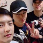 BTOB’s Minhyuk Reunites With Yook Sungjae And Hyunsik During Break From Military