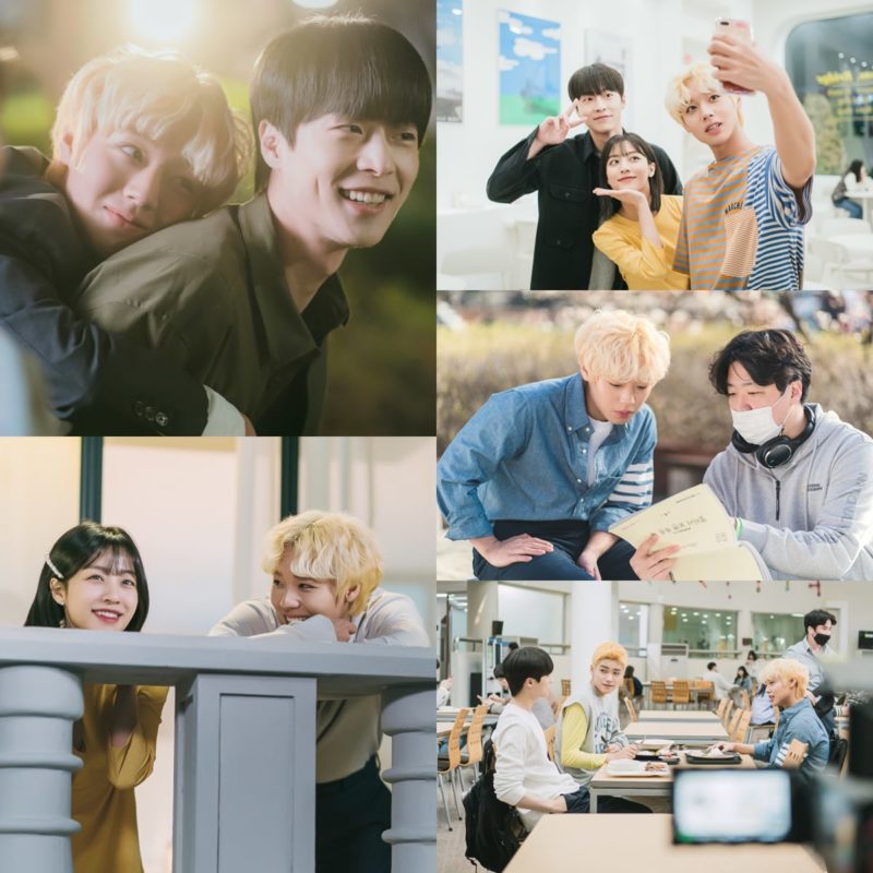 Park Ji Hoon levanta el estado de ánimo donde quiere que vaya en el set