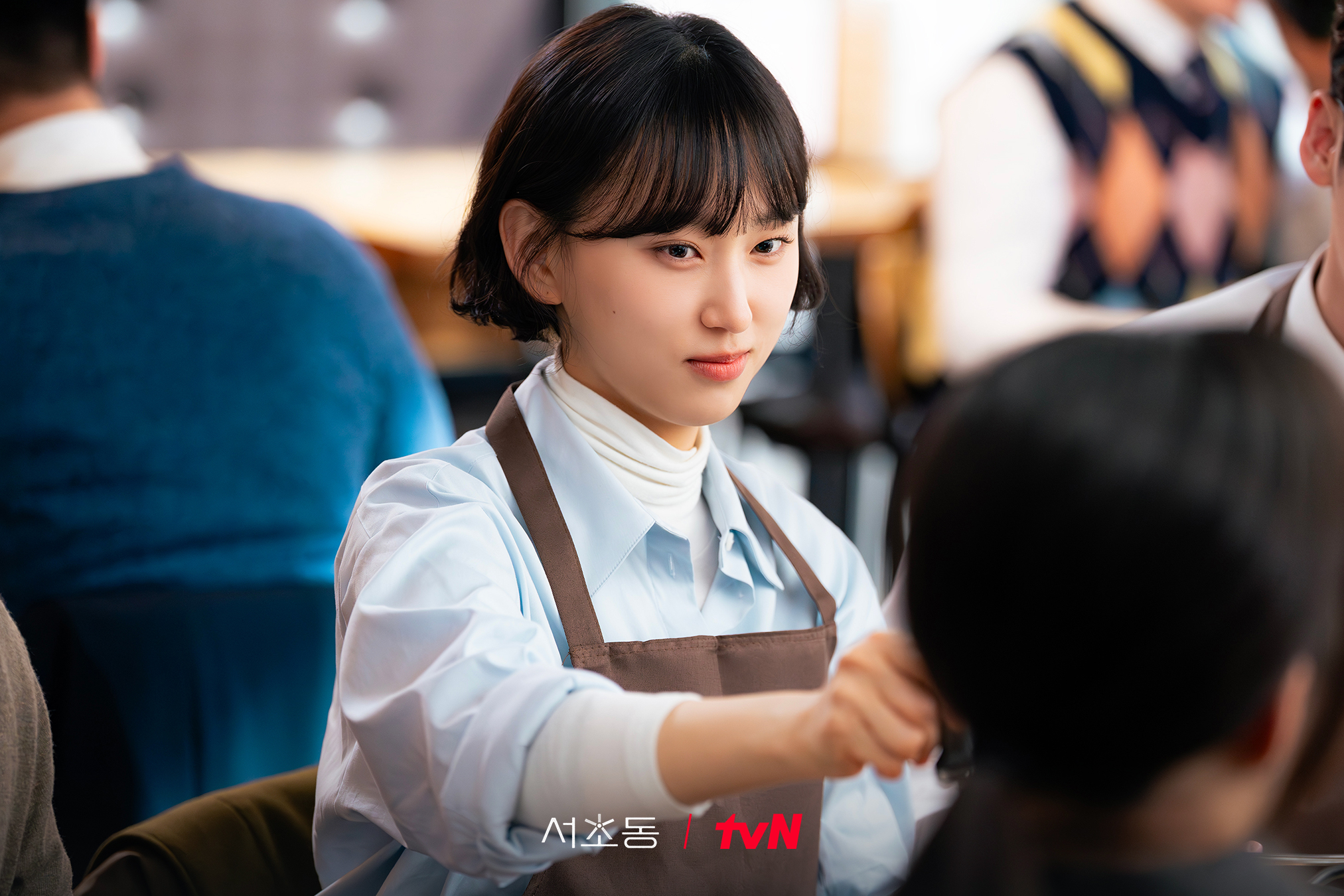 Aktris Ryu Hye Young dalam konferensi pers drama Law and The City