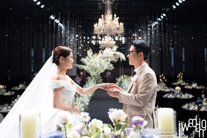 Kim Joon Ho dan Kim Ji Min di Hari Pernikahan Mereka