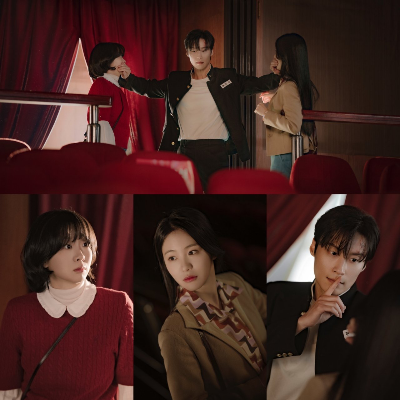 Heo Nam Jun Urgently Shushes Kim Da Mi And Shin Ye Eun In “A Hundred Memories”